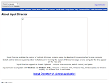 Tablet Screenshot of inputdirector.com